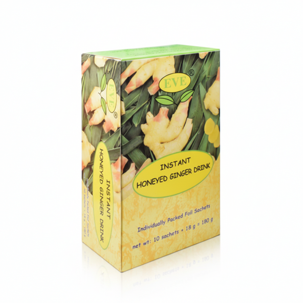 EVE Instant Honeyed Ginger Tea 180g | Warming Honey Ginger Instant Drink