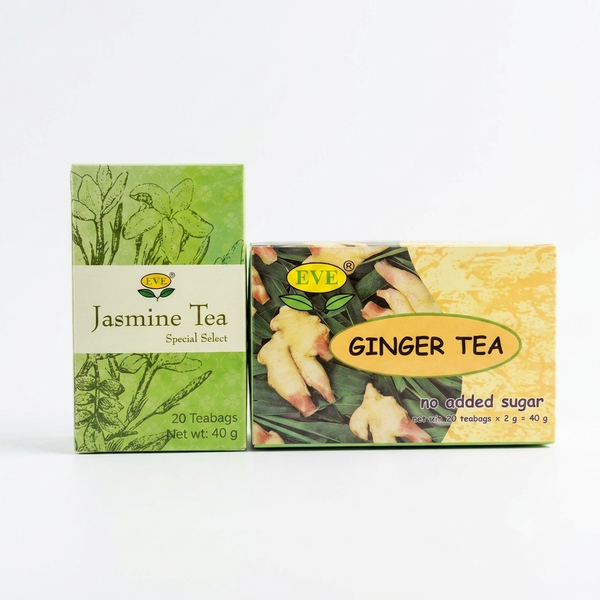 EVE Digestive Calm & Anti-Inflammatory Tea Bundle | Jasmine & Ginger