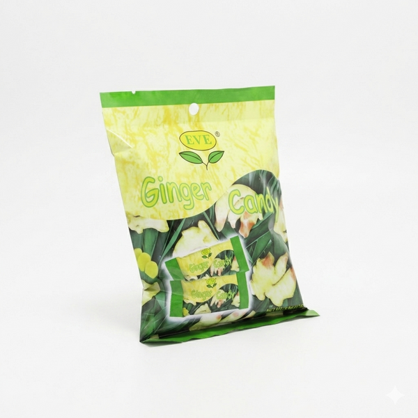EVE Ginger Chewy Candies 125g | Soft Chewy Ginger Sweets