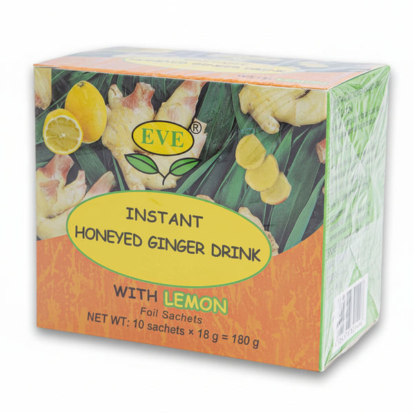 EVE Instant Honeyed Ginger & Lemon Tea 180g | Warm Honey Ginger Drink