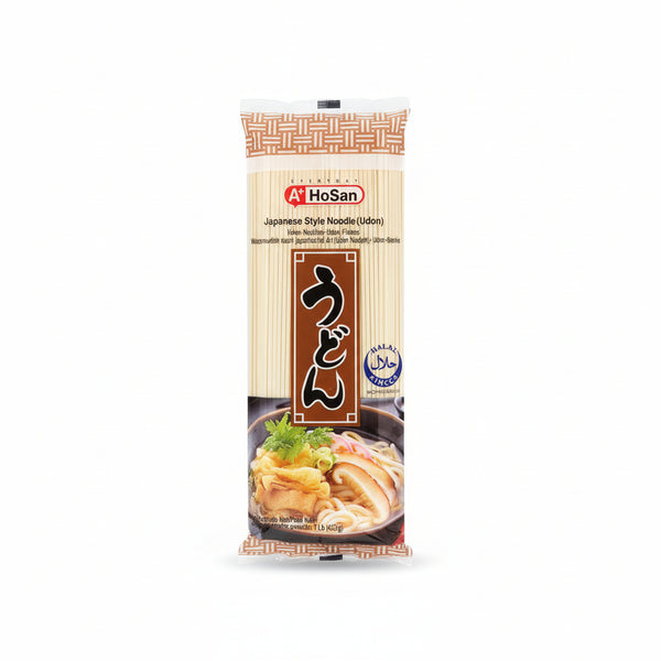 Hosan Japanese Udon Noodles 453g | A+ Thick Wheat Noodles