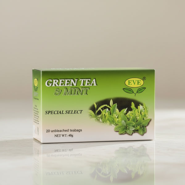 EVE Green Tea & Mint Tea 40g | Refreshing Mint Green Tea Blend
