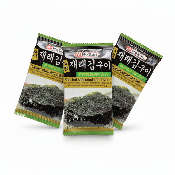A+ Roasted Seaweed Snack 3 Pack 15g | Crispy Korean-Style Nori