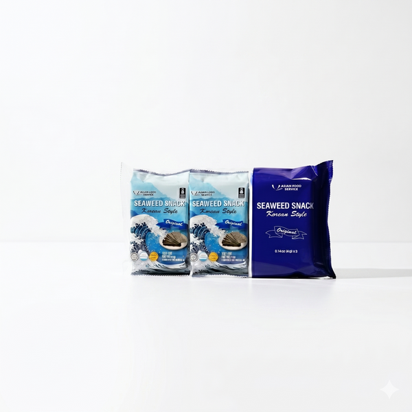 AFS Roasted Seaweed Snack 3 Pack 15g | Crispy Nori Snack