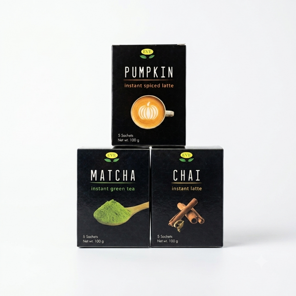 EVE Mind, Focus & Anti-Inflammatory Bundle | Chai, Matcha & Pumpkin Spice Latte