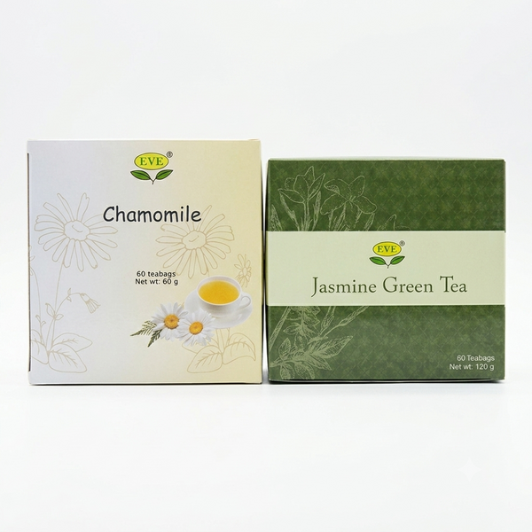 EVE Sleep, Calm & Anxiety Relief Tea Bundle | Chamomile & Jasmine Green Tea