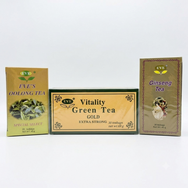 EVE Energy, Focus & Metabolism Tea Bundle | Oolong, Green Tea & Ginseng