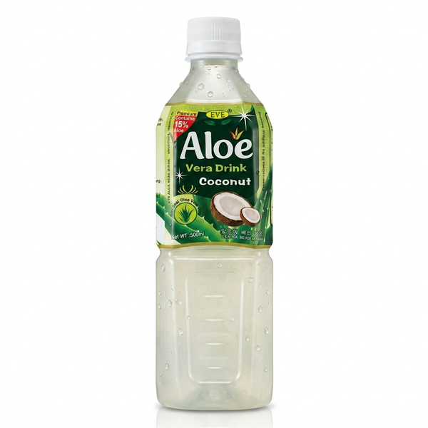 EVE Coconut Aloe Vera Drink 500ml | Real Aloe Chunks & Coconut Flavour