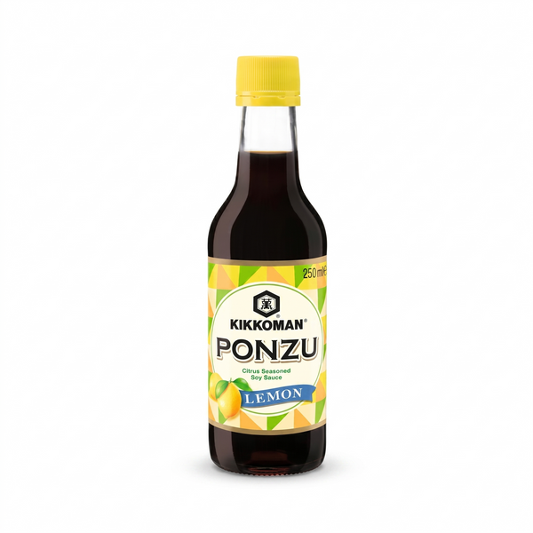 Kikkoman Ponzu Lemon Soy Sauce 250ml | Japanese Citrus Soy Dipping Sauce