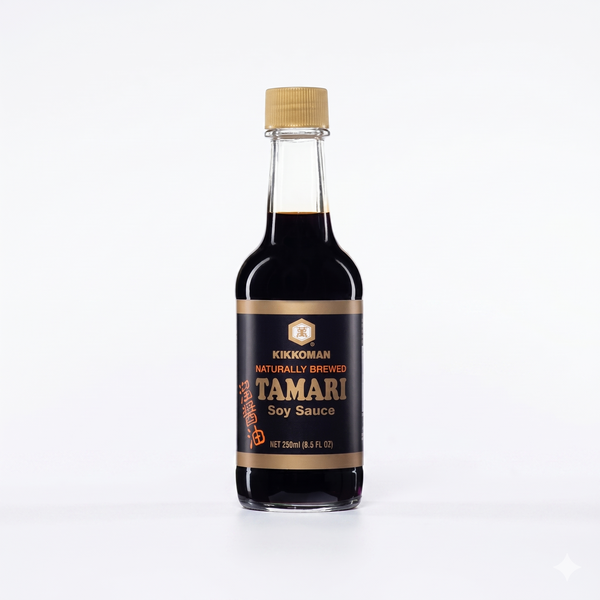 Kikkoman Tamari Gluten Free Soy Sauce 250ml | Wheat-Free Japanese Soy Sauce