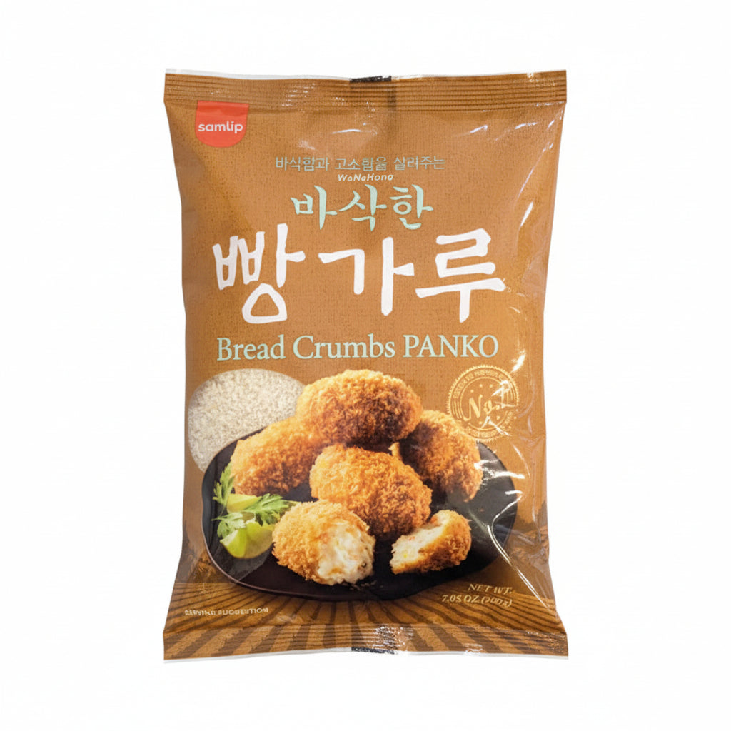 Samlip Panko Breadcrumbs 200g | Japanese-Style Panko Crumbs for Crispy Coating