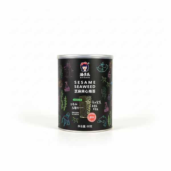 Sesame Seaweed Snack 60g | Crispy Roasted Nori Snack with Sesame