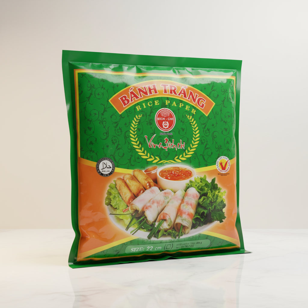 Banh Trang Square Rice Paper 400g | Vietnamese Square Spring Roll Wrappers