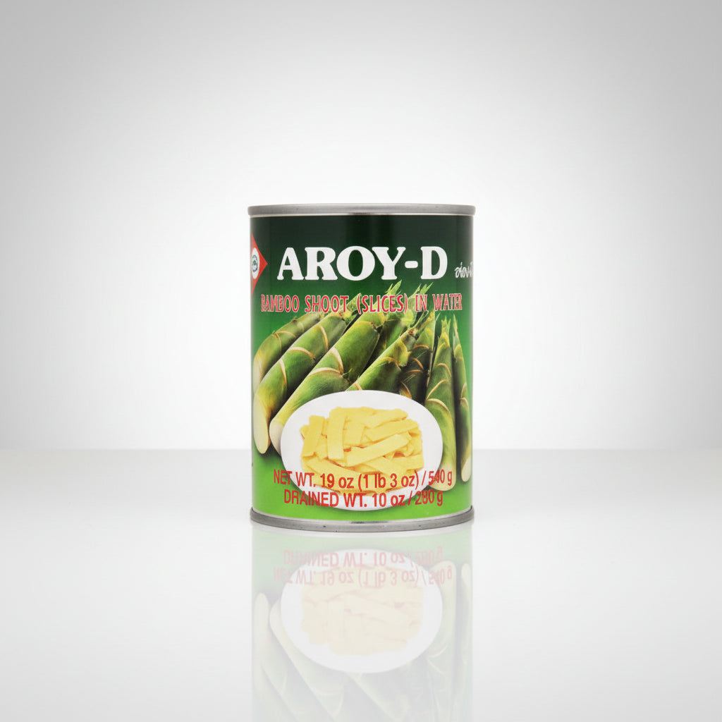 Aroy-D Sliced Bamboo Shoots 540g | Canned Asian Vegetables