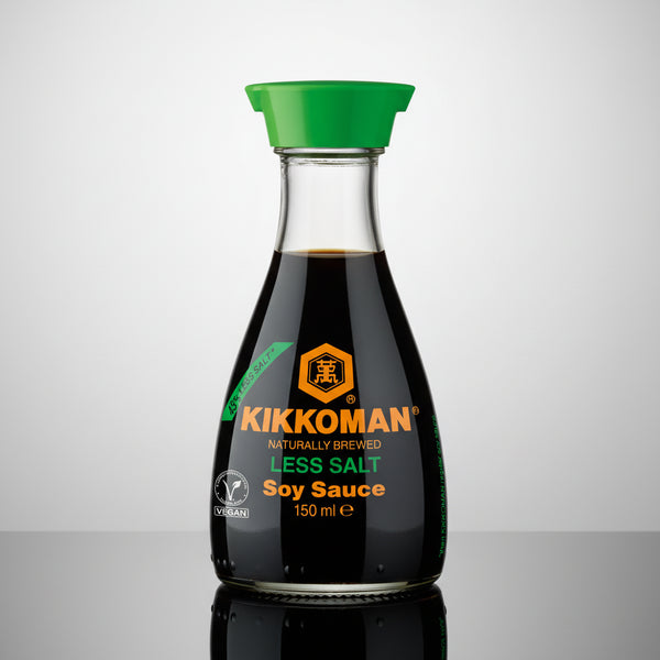Kikkoman Low Sodium Soy Sauce Dispenser 150ml | Less Salt Table Soy Sauce