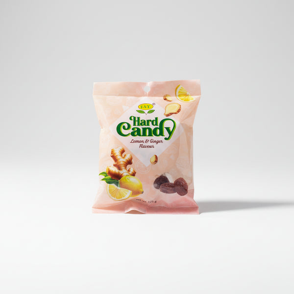 EVE Ginger & Lemon Hard Candy 125g | Zesty Asian Hard Sweets