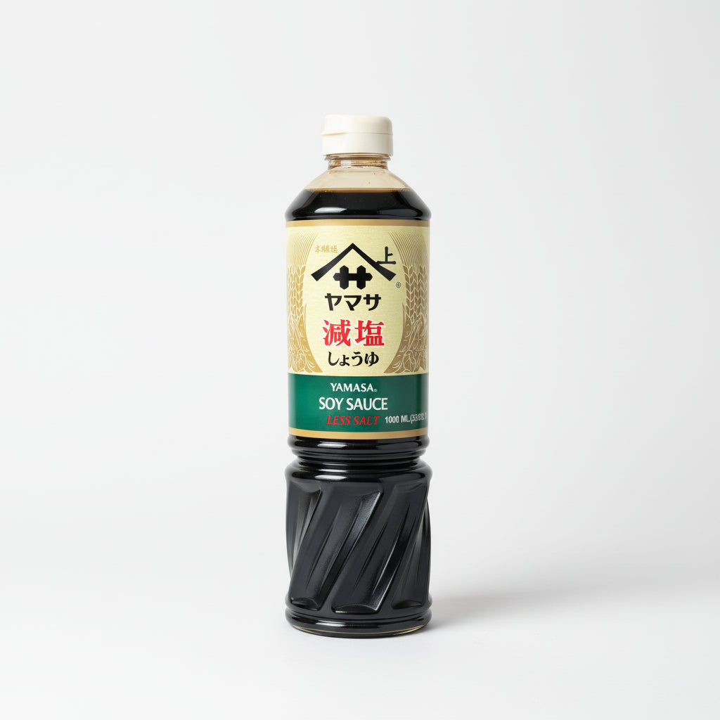 Yamasa Less Salt Soy Sauce 1L | Low Sodium Japanese Soy Sauce